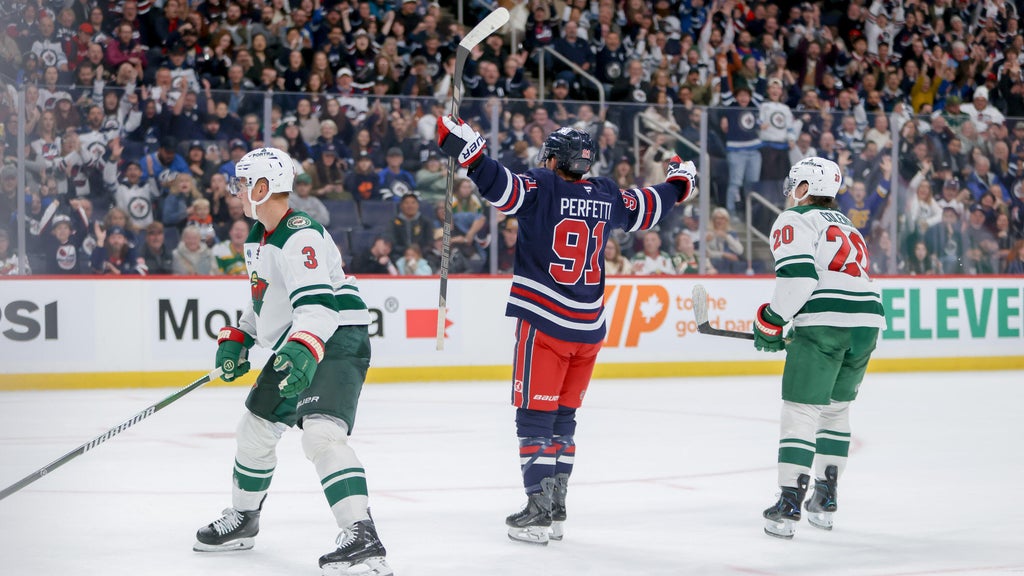 Jets beat the Wild 5-2 as Cole Perfetti scores 2 goals — WCCO / CBS Minnesota, Golden Valley Schools news