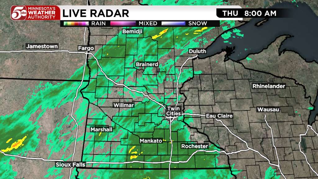 Thursday weather: Cool and wet day ahead — KSTP 5, Golden Valley Community news