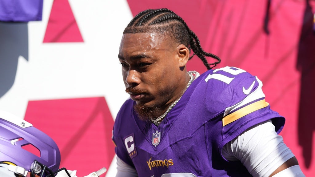 Vikings list wide receivers Justin Jefferson and Jordan Addison as questionable to play the Saints — KSTP 5, Golden Valley Sports news