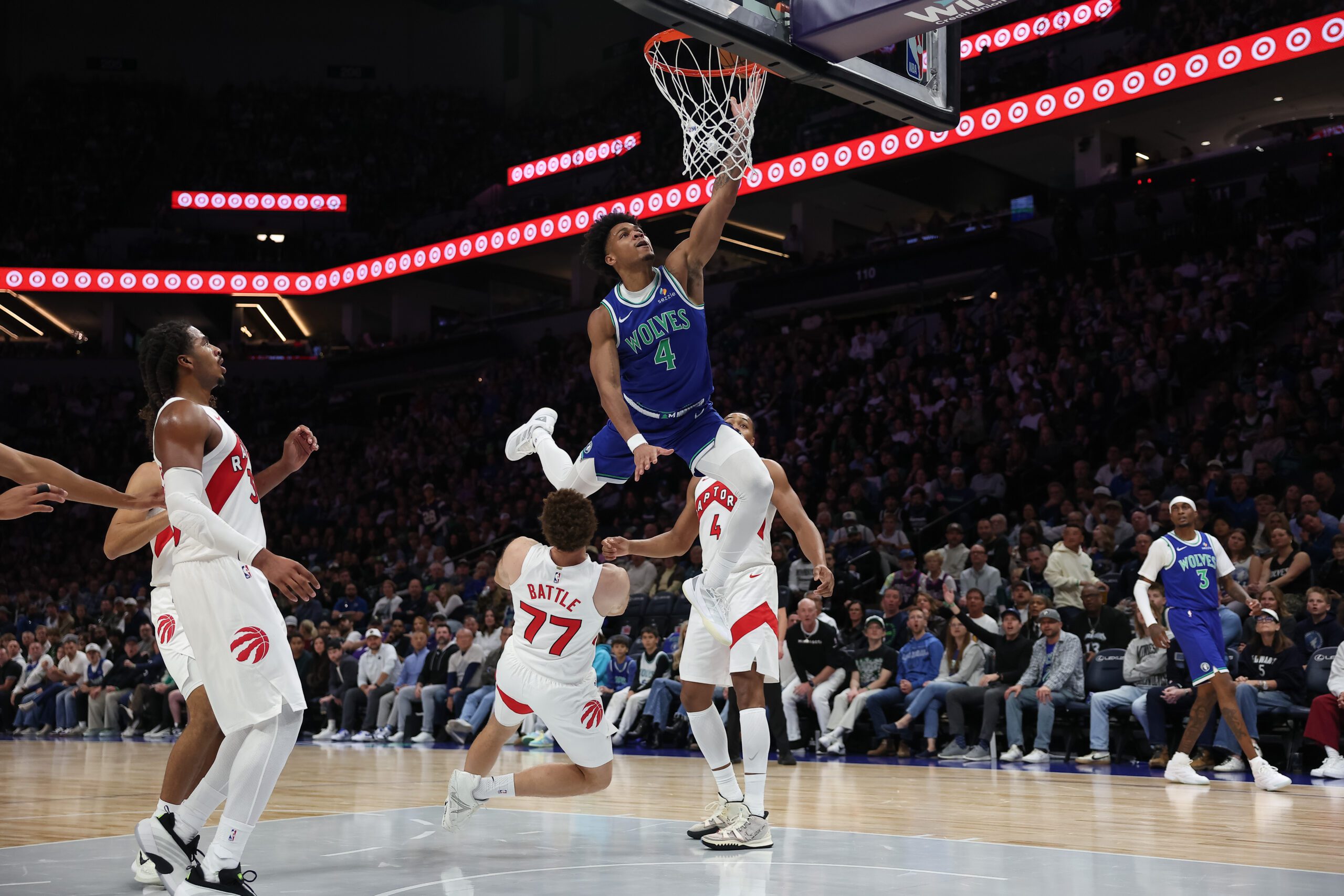 Timberwolves stay unbeaten with 117-94 win over Raptors in home opener — KSTP 5, Golden Valley Sports news