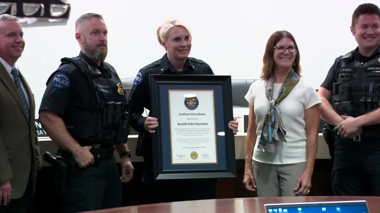 Roseville Police Department becomes first state-accredited agency, chief touts immediate impact — KSTP 5, Golden Valley Government news