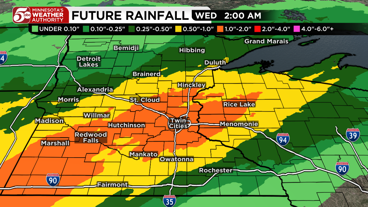 Rainy start to week, warmer days return — KSTP 5, Golden Valley Community news
