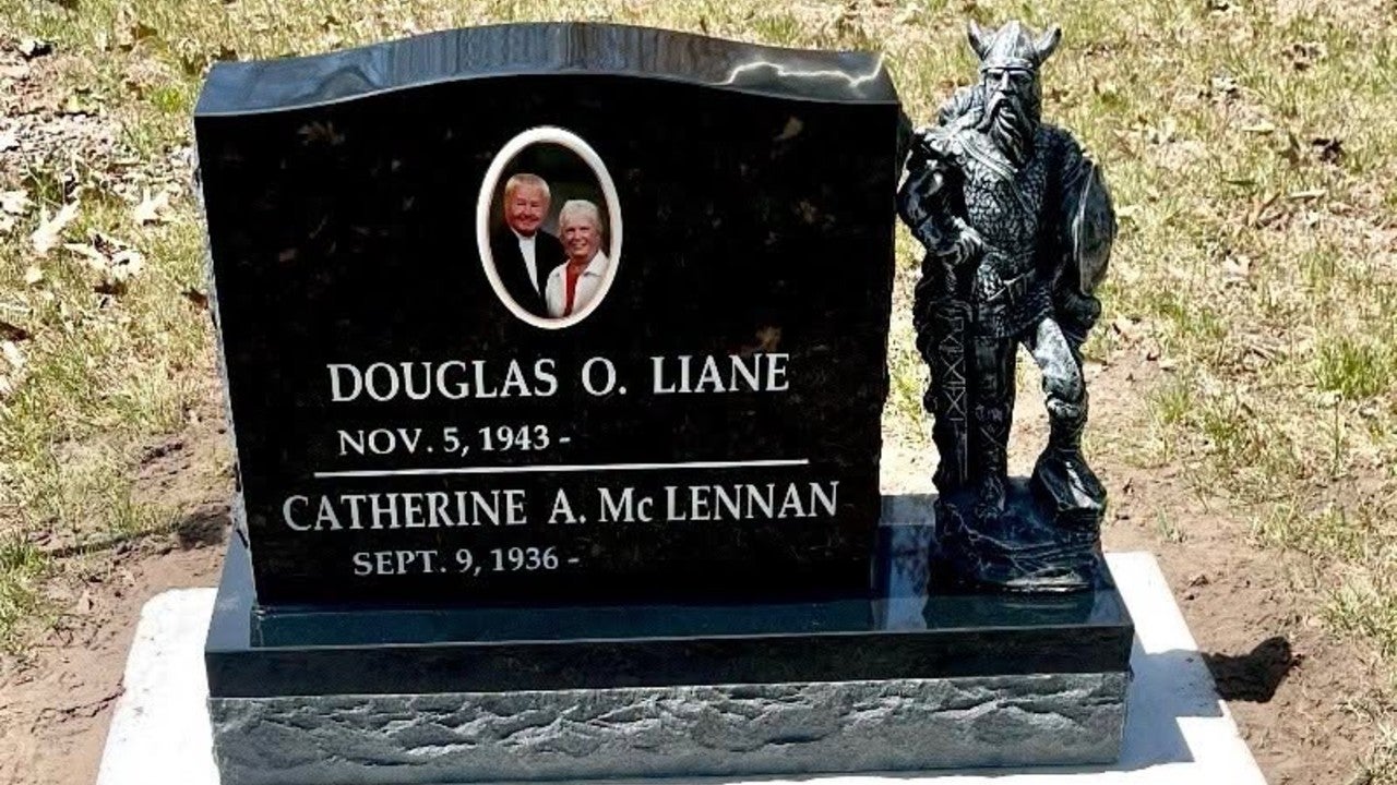 Minnesota couple seeking stolen Viking statue taken from Garrison Cemetery headstone — KSTP 5, Golden Valley Community news