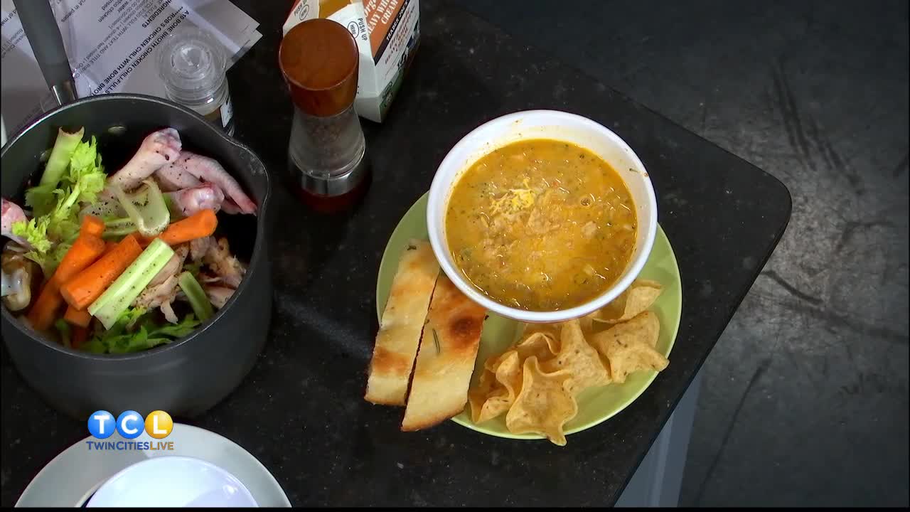 Rob’s Chicken Chili with Bone Broth — KSTP 5, Golden Valley Business news