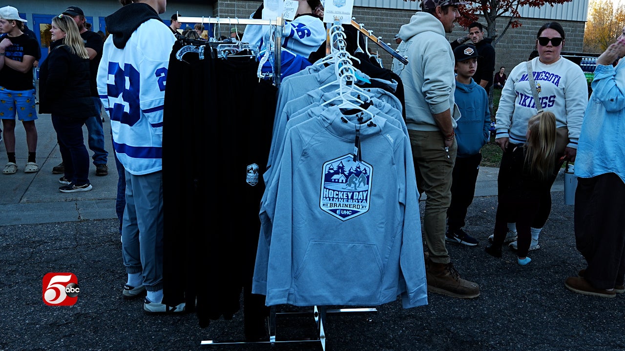 Brainerd celebrates 100 days until Hockey Day Minnesota — KSTP 5, Golden Valley Schools news