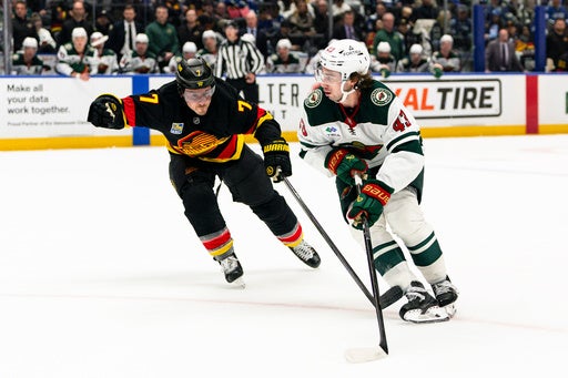 Quinn Hughes has a goal and an assist in his Vancouver return in Wild’s 4-2 victory — KSTP 5, Golden Valley Sports news