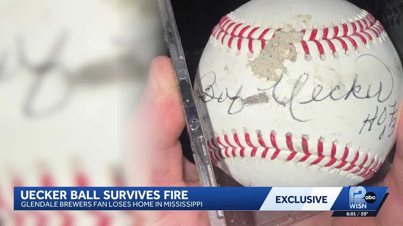 Cherished baseball signed by Bob Uecker survives Mississippi fire — WISN 12 Milwaukee, Golden Valley Community news