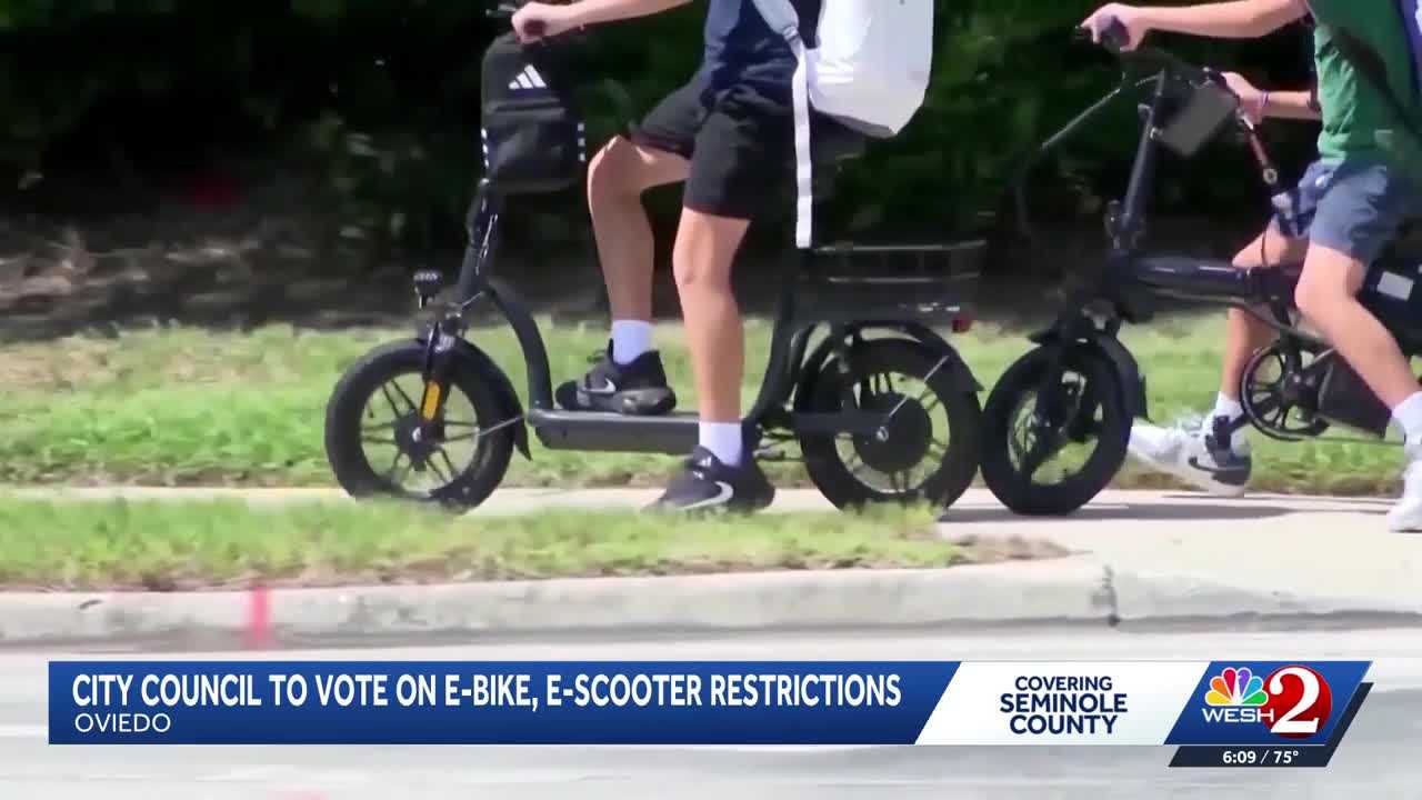 Oviedo city council to vote on micromobility rules to improve sidewalk safety — WESH 2 Orlando, Golden Valley Government news