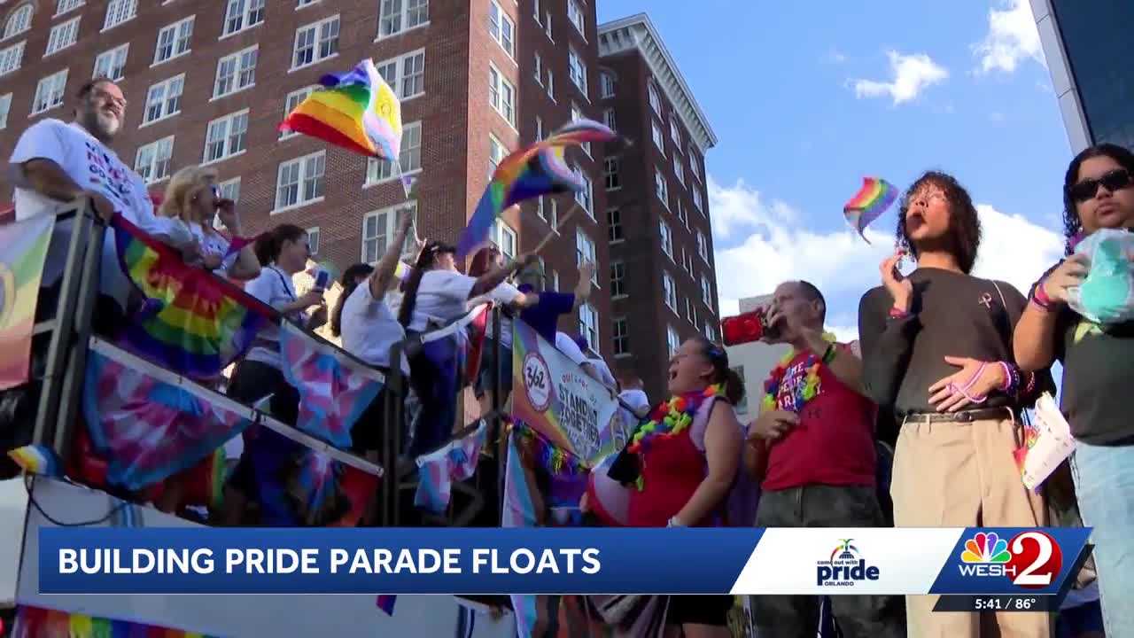 Inside the Central Florida workshop helping create floats for Come Out With Pride — WESH 2 Orlando, Golden Valley Business news