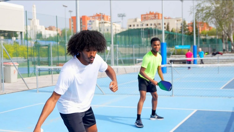 Smashing Stigma: Pickleball for men's mental health — KARE 11 Local, Golden Valley Health news