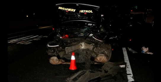Dashcam: Tesla driver claims he was asleep on self-driving before hitting CHP cruiser, injuring 2 — FOX 9, Golden Valley Community news